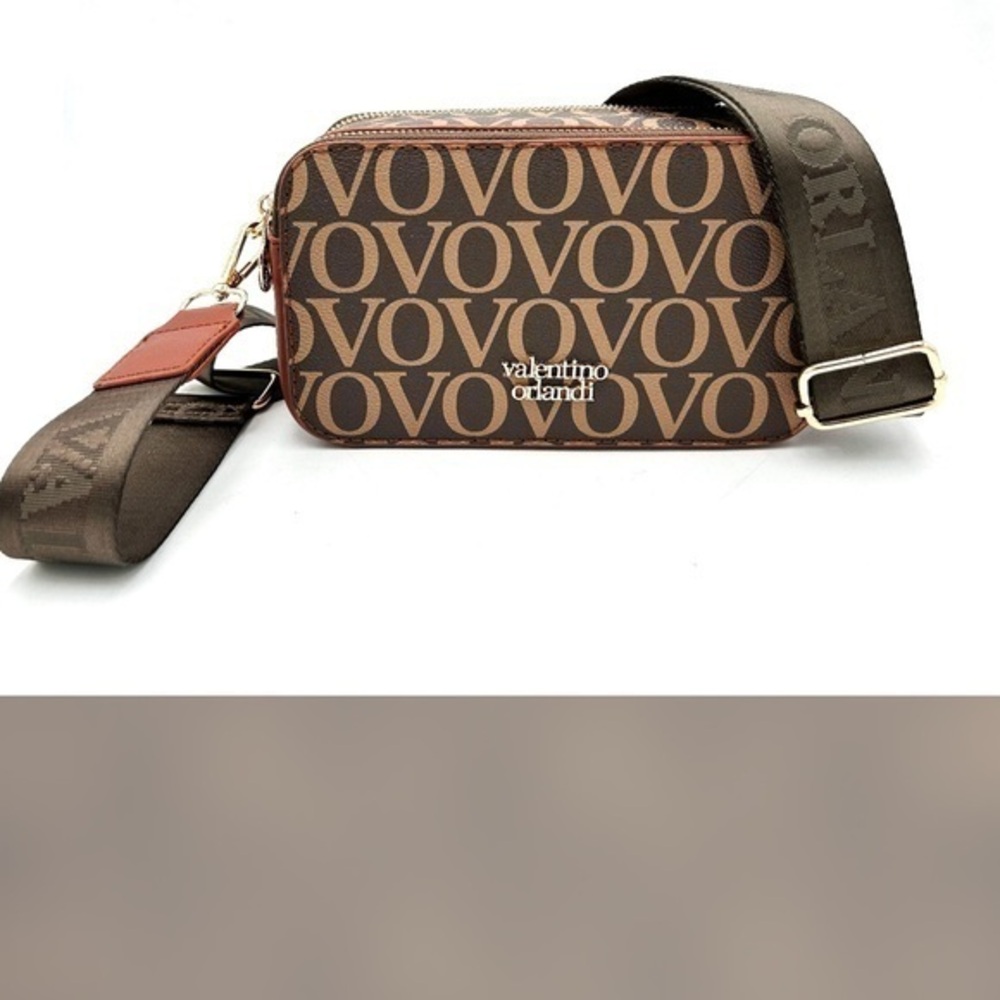 Valentino Orlandi Brown Crossbody Bag